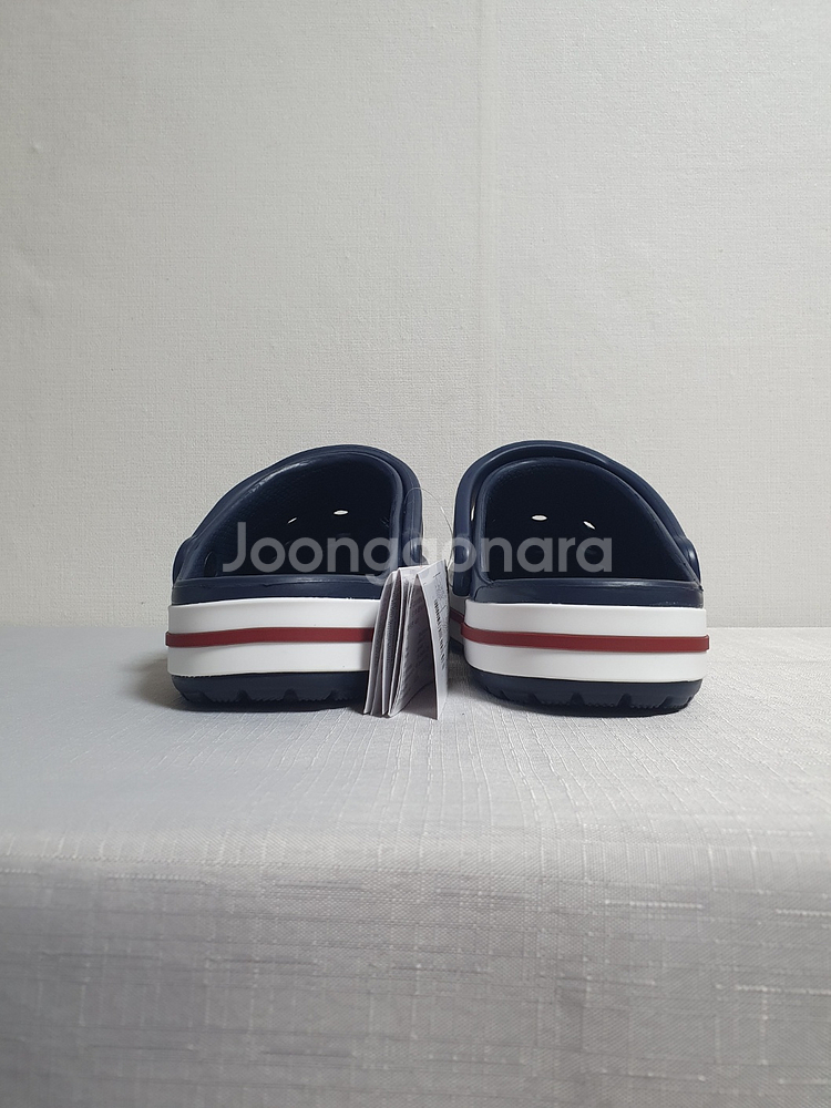 택포가 240mm 크록스 샌들 바야밴드 클로그 네이비--6