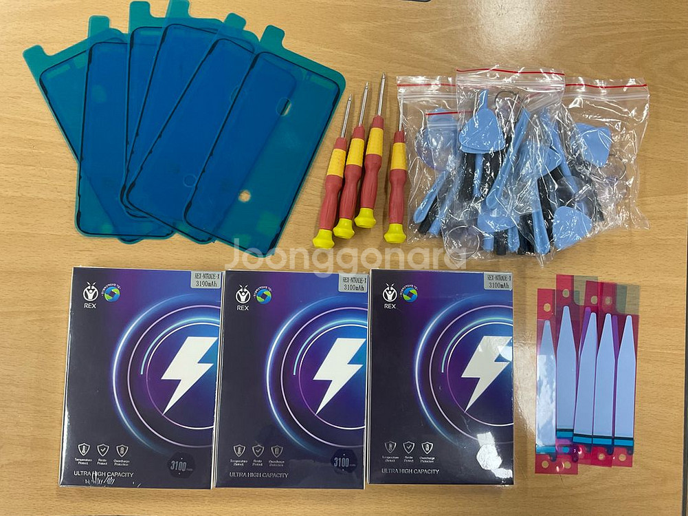 렉스 아이폰X 배터리 3100mAh 대용량 수리공구포함--0