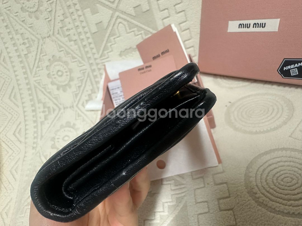 미우미우 마테라쎄 반지갑--4