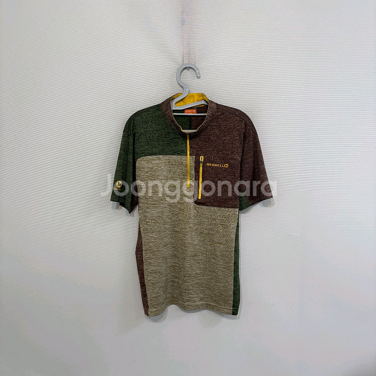 머렐 남성 반팔 반집업 티셔츠 105--0