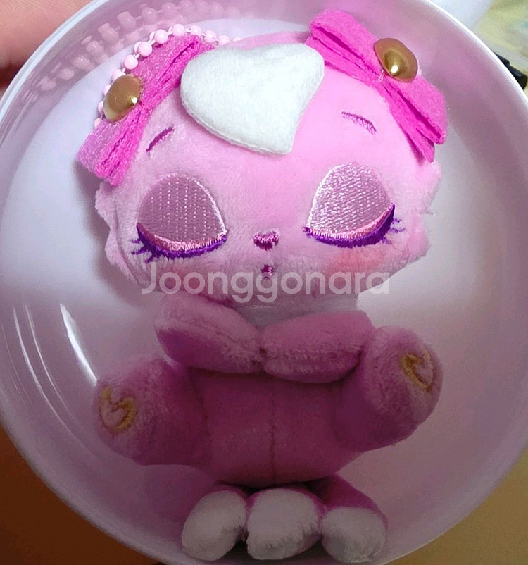 잠자는 미니 위시캣 서프라이즈 러브냥 인형--0