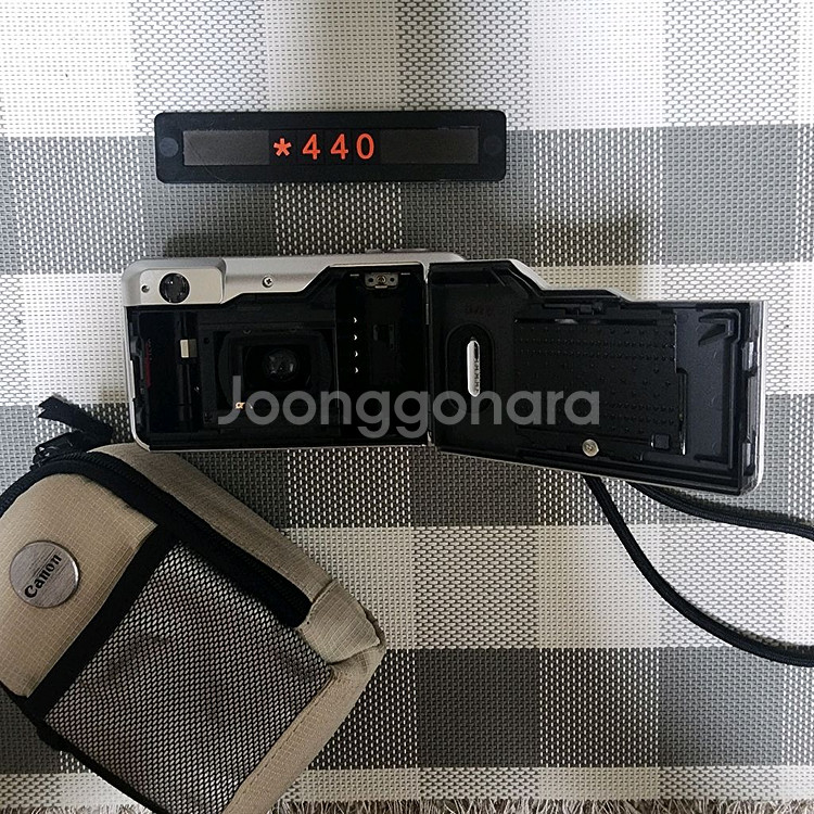 캐논 슈어샷 115 u DATE 필름카메라 파우치포함--4