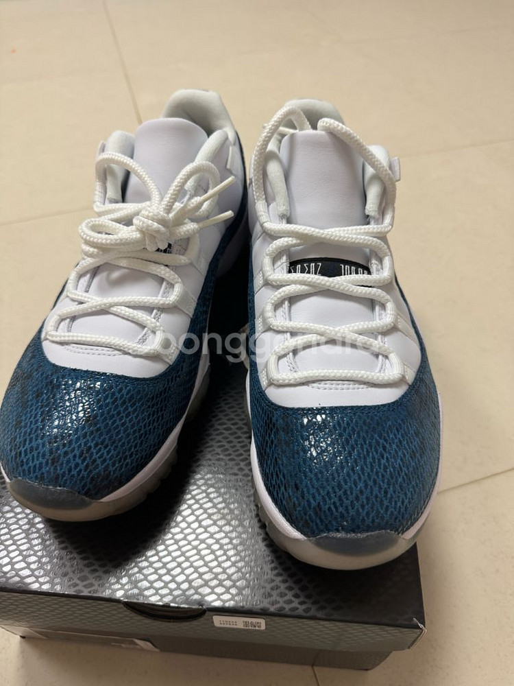 280 조던 11 로우 남뱀피 [새상품]--0