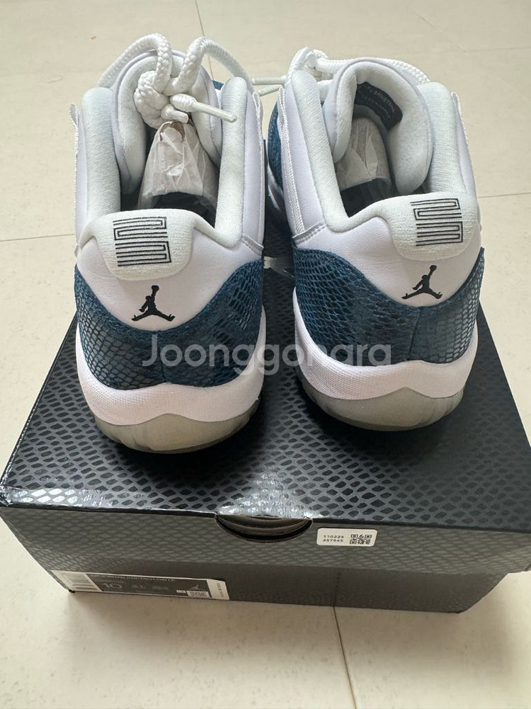 280 조던 11 로우 남뱀피 [새상품]--2