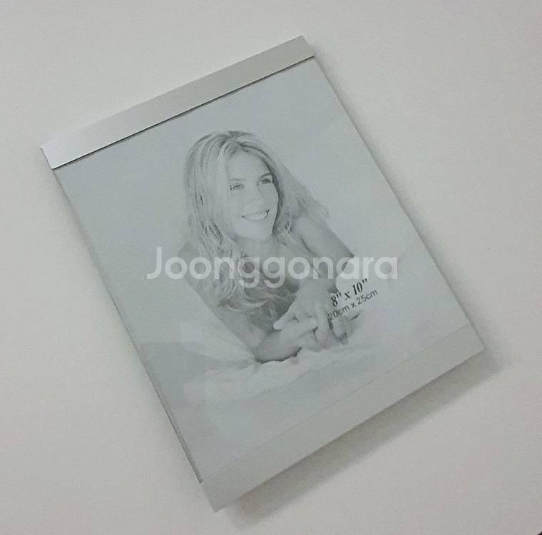 실버 유리 액자 20x25--1