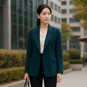 [여자 77]셀렙샵 더블버튼 네이비 자켓