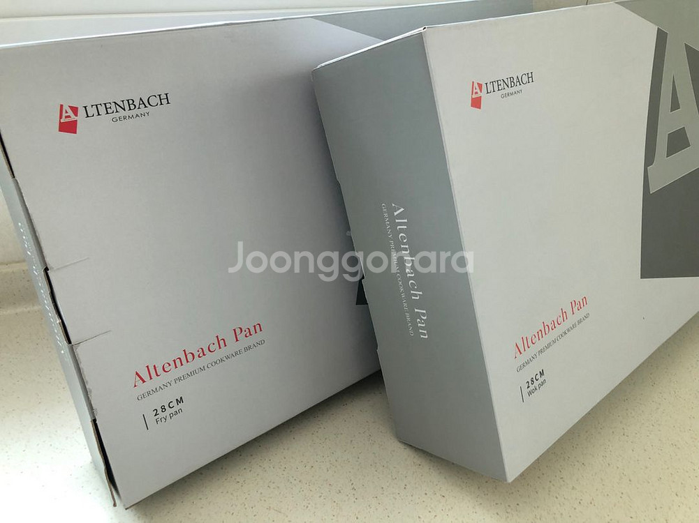 알텐바흐 28cm 올클래드,5중 바닥 프라이팬/웍 2종--8