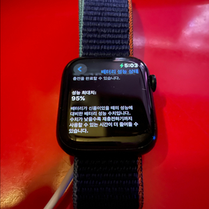 애플워치 7 45mm 미드나이트 GPS