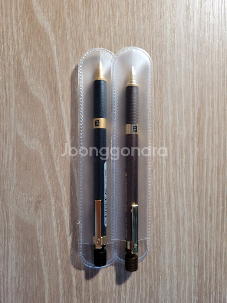 스테들러 리미티드 제도샤프 블랙, 브라운 판매합니다--1