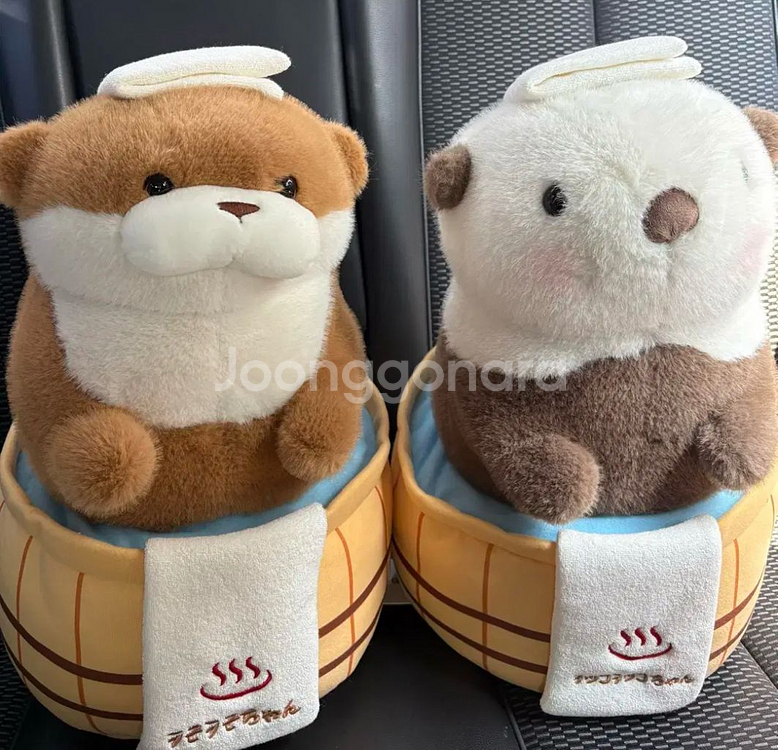 새상품 2개일괄) 우소우소짱 온천 인형 40cm--0