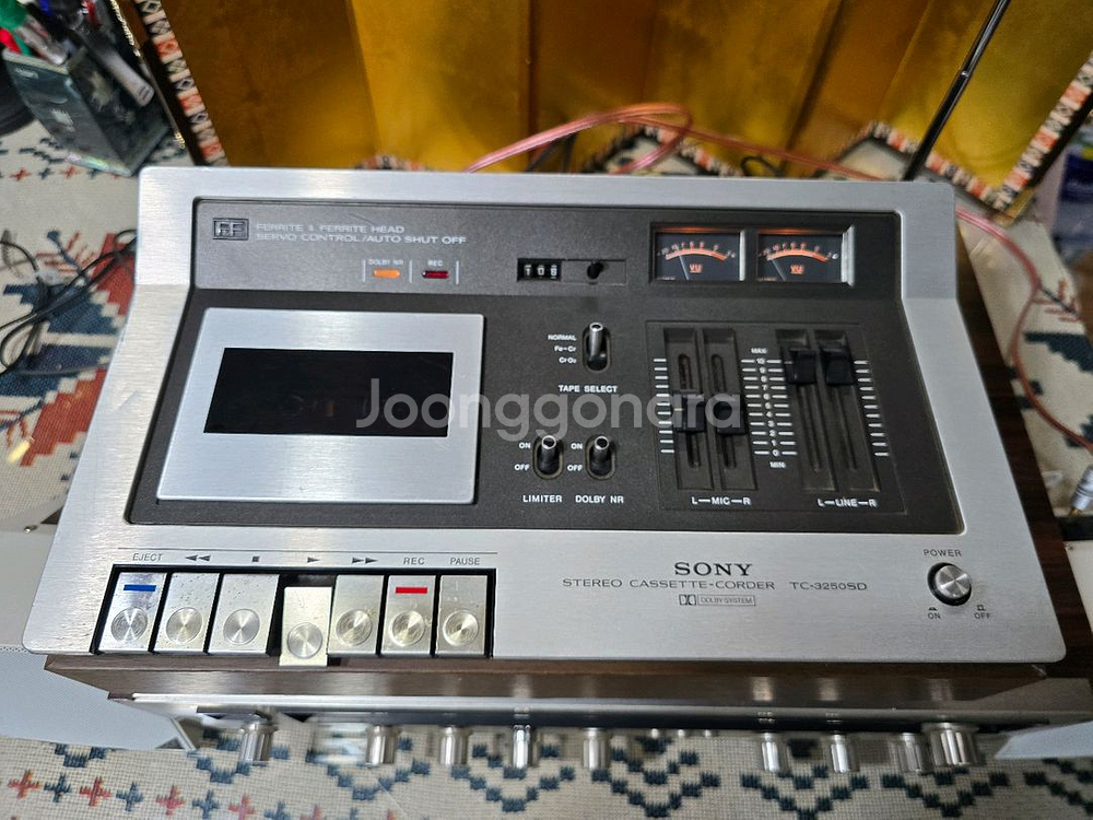 빈티지 소니 스테레오 카세트 코더 TC-3250SD--1