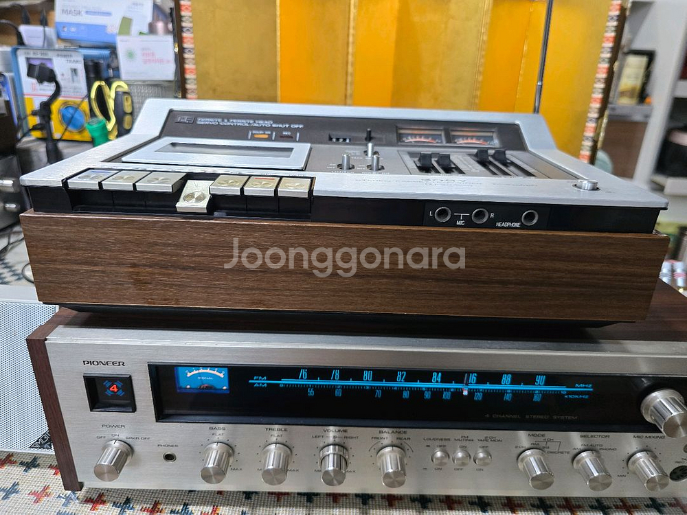빈티지 소니 스테레오 카세트 코더 TC-3250SD--5