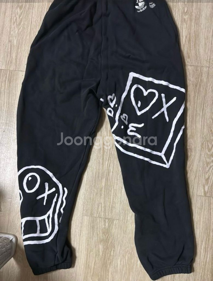 아디다스 조거팬츠 앙드레사라이바 콜라보 한정판 테리팬츠--1