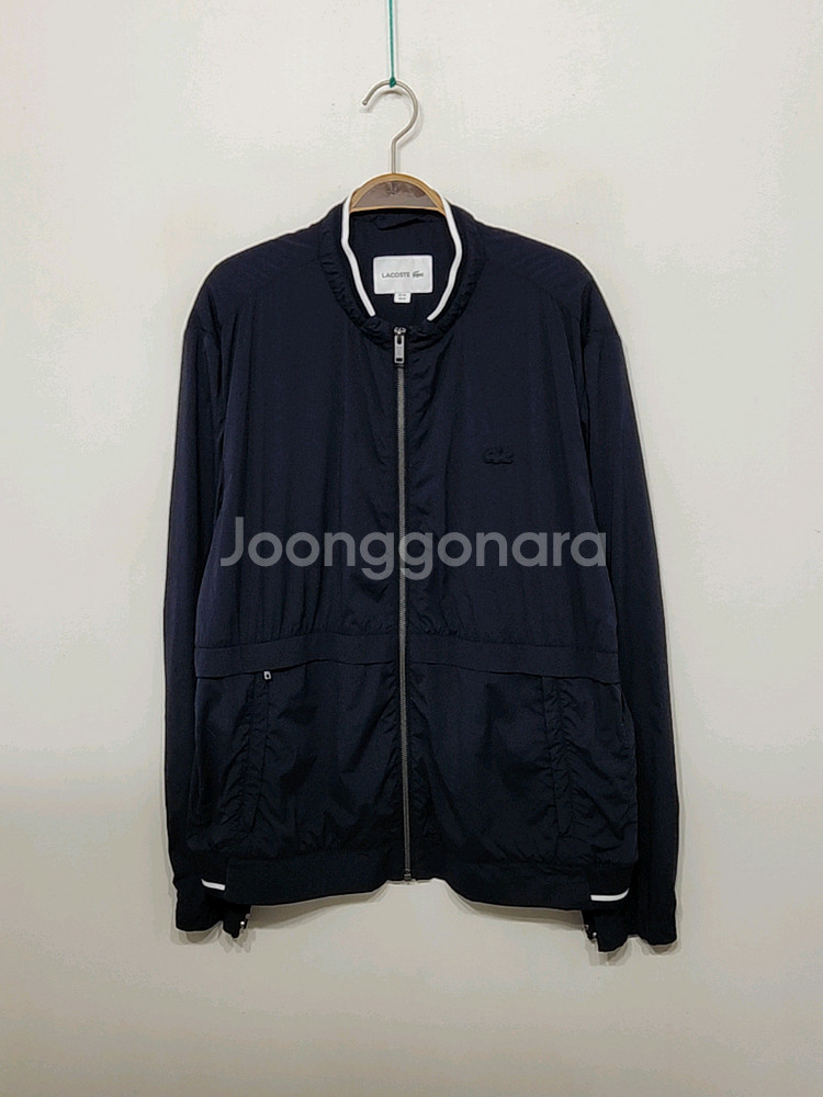 (L) 라코스테 바람막이 점퍼 네이비 스판 윈드자켓--0