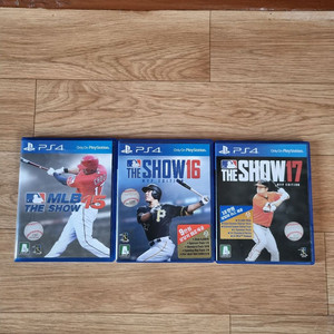 플스4 MLB 더쇼 타이틀 일괄판매