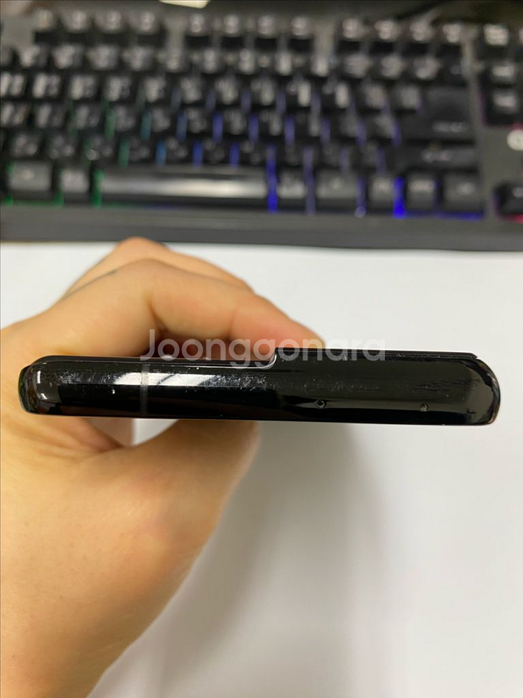 SK 갤럭시S21울트라 블액 외관깨끗256GB--4