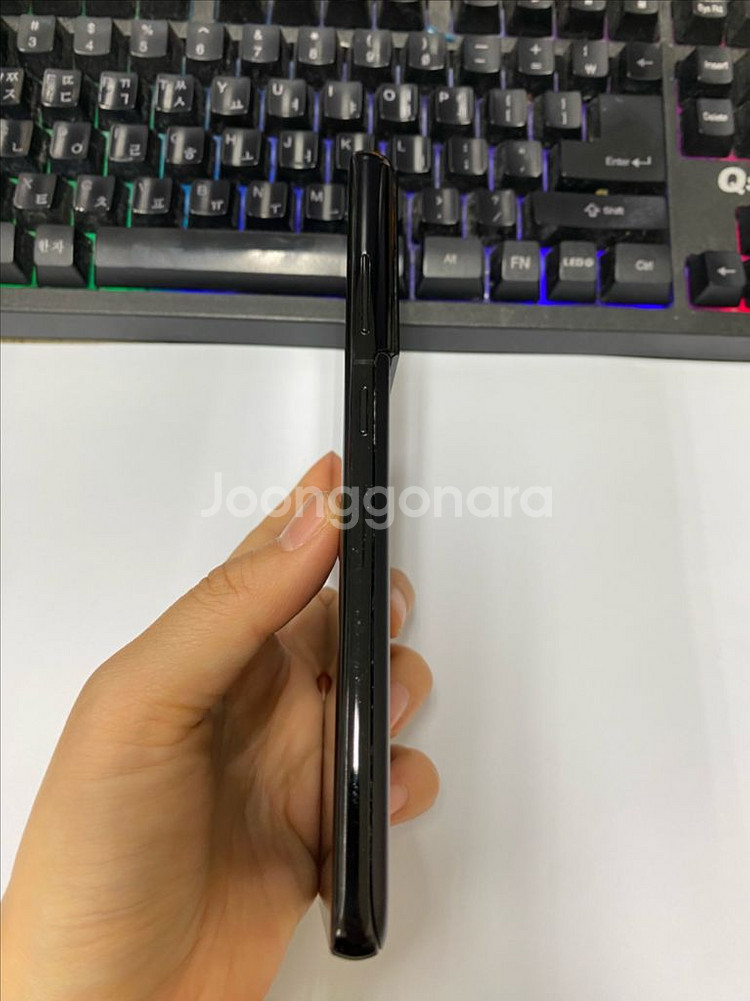 SK 갤럭시S21울트라 블액 외관깨끗256GB--6