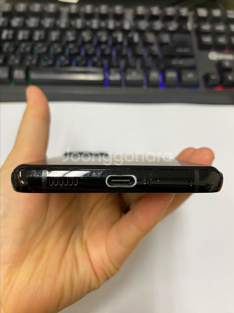 SK 갤럭시S21울트라 블액 외관깨끗256GB--7
