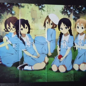 케이온 K-ON 부록 포스터 애니메쥬 아즈사 미오 유이