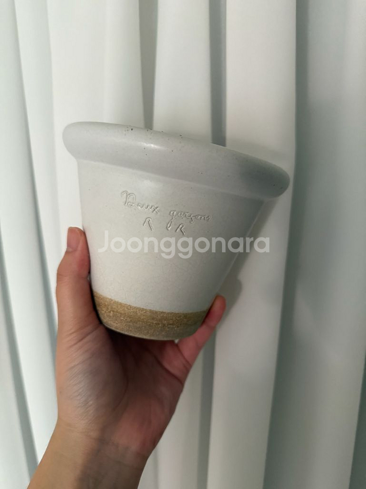 두개르송 흰색 유약 링팟, 핑크 실린더, 마티아스 토분--0