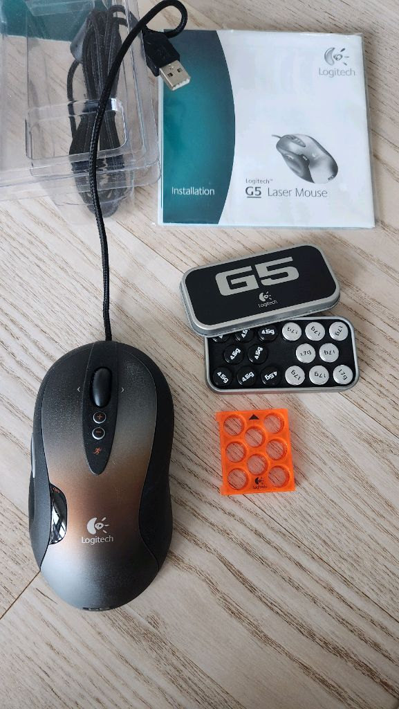 로지텍 G5 마우스 이미지