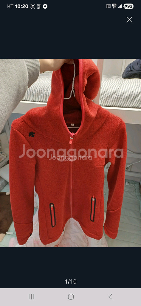 데상트 집업 후리스 여성m--0