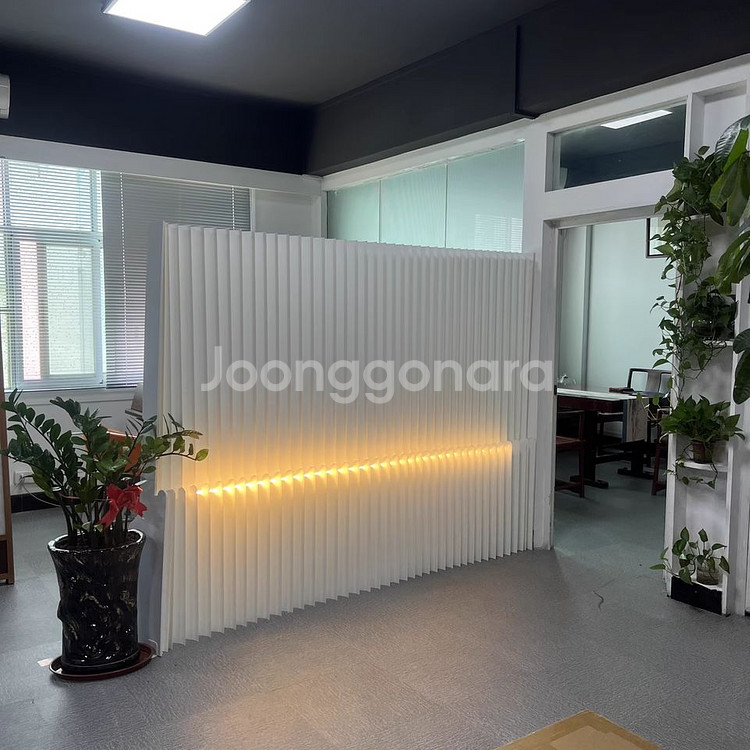 접이식 인테리어 LED 종이파티션 [새상품]--4