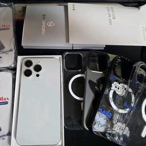아이폰15프로맥스S급 화이트 티타늄 256gb 자급제
