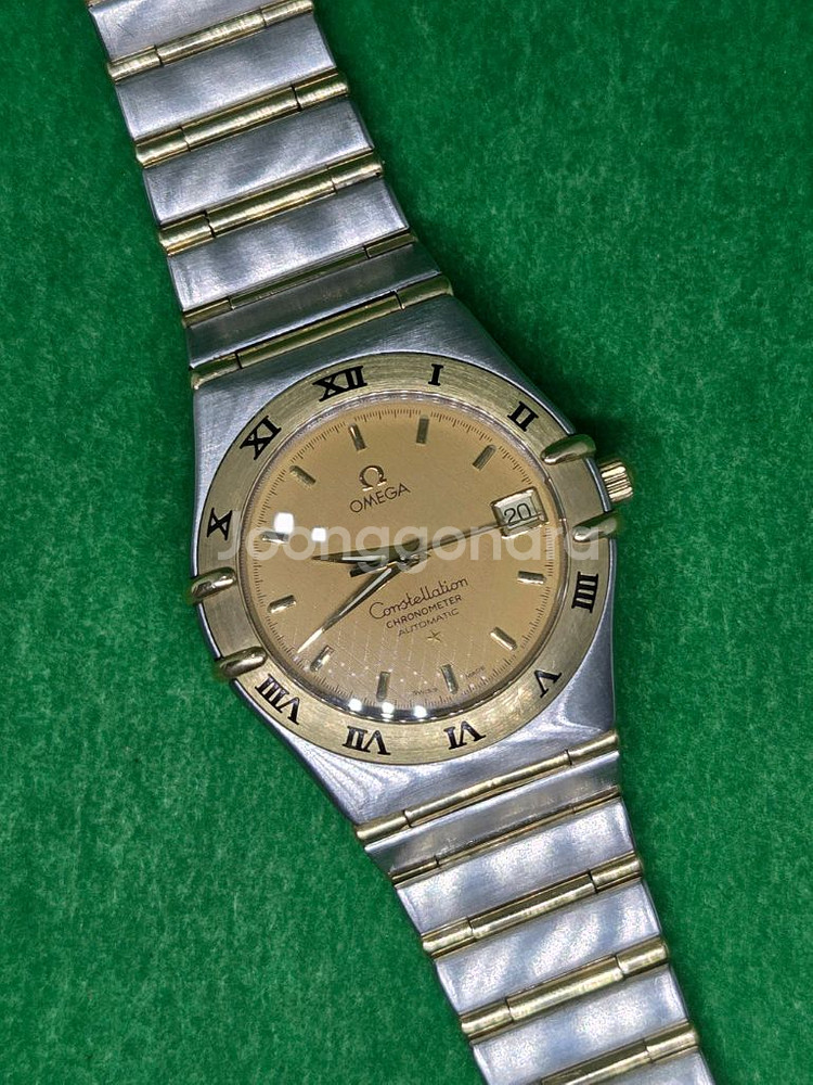 오메가 컨스틸레이션 풀바 오토 18k--0