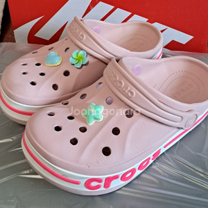 크록스 195정도<190~195>핑크 실사이즈 지비츠