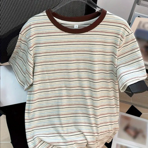 테무 스트라이프 반팔 XL