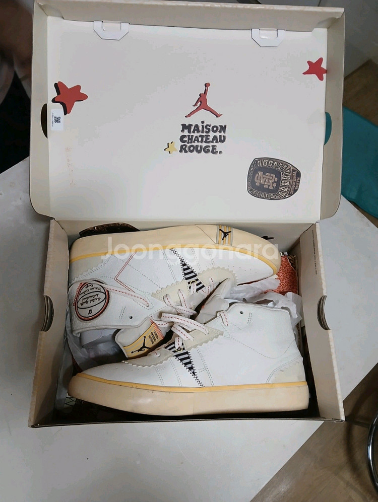 (1회착용 280사이즈)조던 시리즈X 메종 샤또 루즈--2