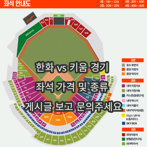 (20일.21일.22일 한화 vs 키움)