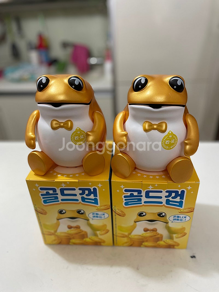 진로 두꺼비 피규어 골드껍--1