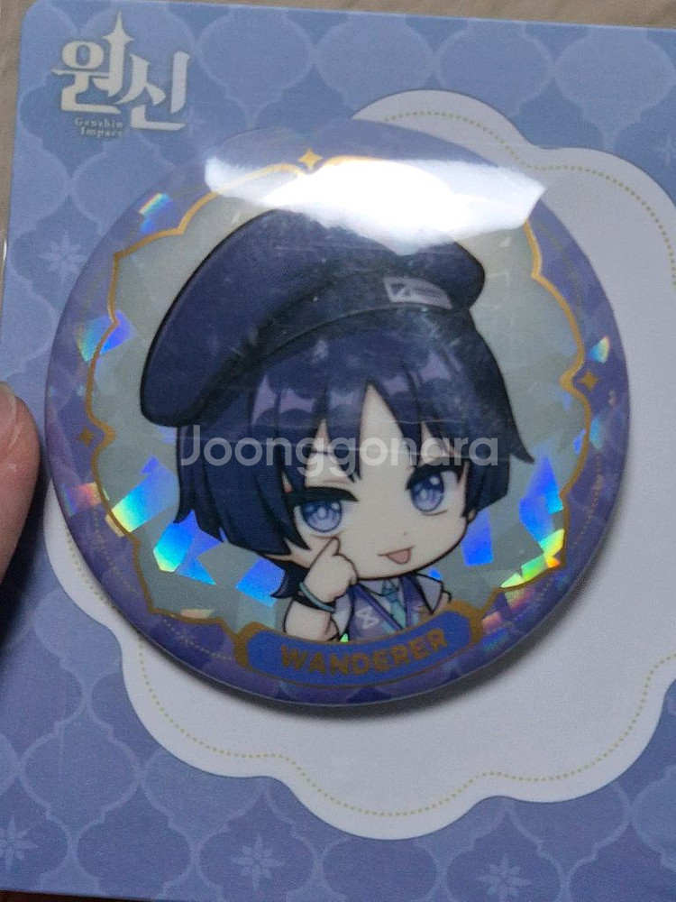 원신 방랑자 SD캔뱃지, 동화고양이 미니 아크릴스탠드--1