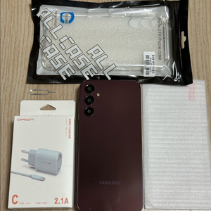 A급 A245 갤럭시A24 다크레드 128GB 천안아산
