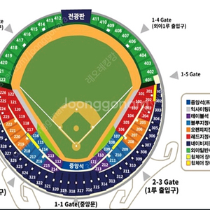 6월 21일 토요일 엘지 vs 두산 3루 레드석 2연석