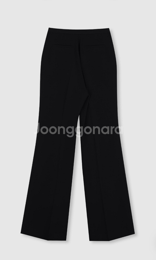 마레아 썸머 세미 부츠컷 슬랙스 블랙 롱 S--5