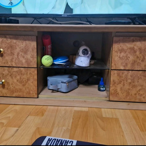 원목 TV 거실장