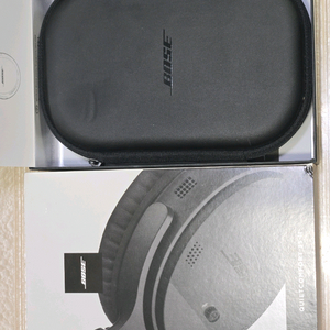 보스 QC35 2세대 블랙 노이즈 캔슬링 무선 헤드폰(