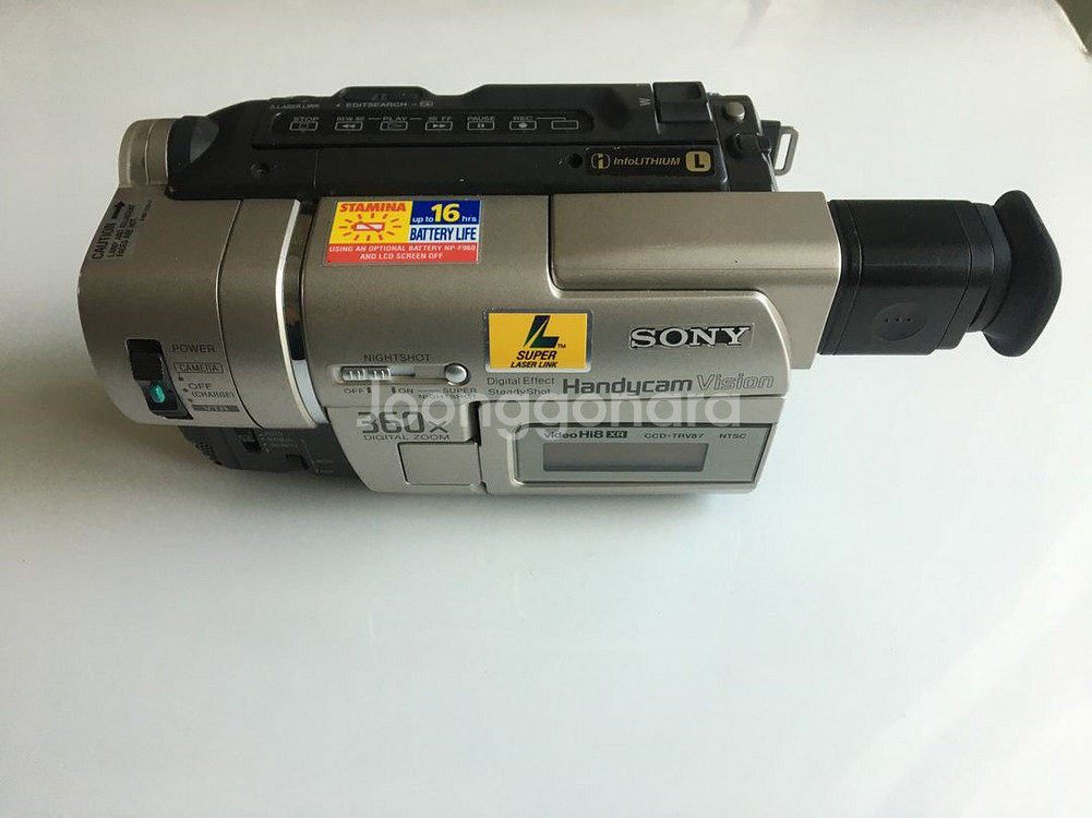 레트로 소니 CCD - TRV87캠코더 판매합니다--2