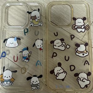 아이폰 15프로 강아지 투명 폰케이스