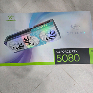 만리 RTX 5080 스텔라 그래픽 카드 팝니다