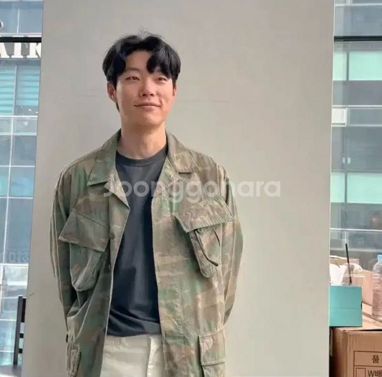 폴로 랄프로렌 카모 립스탑 퍼티그 M 새상품 류준열자켓--0
