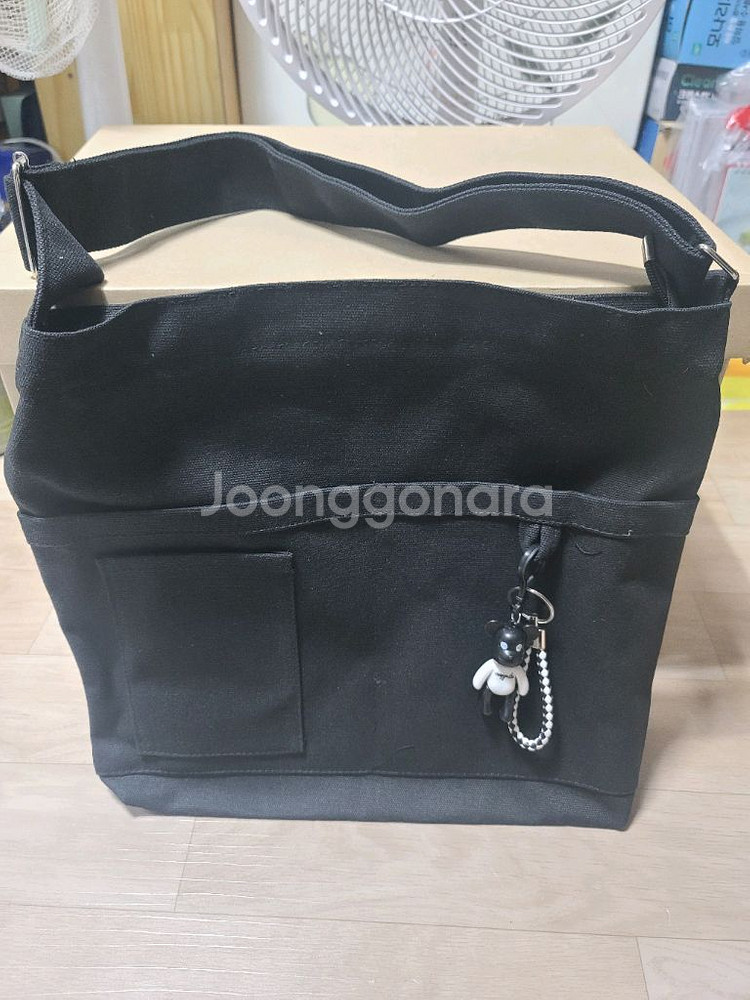 [새상품] 클로스 면가방(흰색+검정색)--1