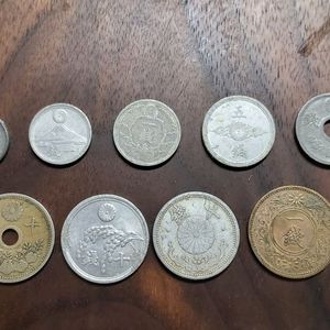 일본제국 근대 주화 9종 일괄 판매합니다