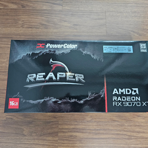 파워컬러 라데온 rx9070 xt 리퍼 미개봉