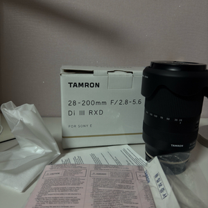 탐론 28-200mm F2.8-5.6 소니 FE 민트급