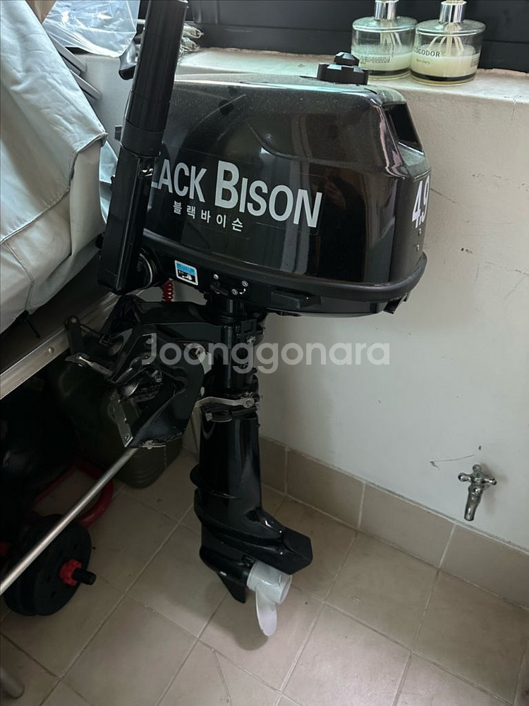 면허X 바다고무보트 330 + 선외기 4.9마력--1