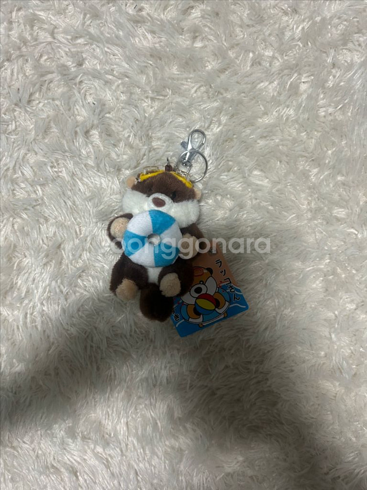 (새상품)랏코상 수달 해달 키링8cm--0